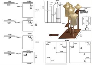 Monsoon Window Universal Display bespoke stand frame 2