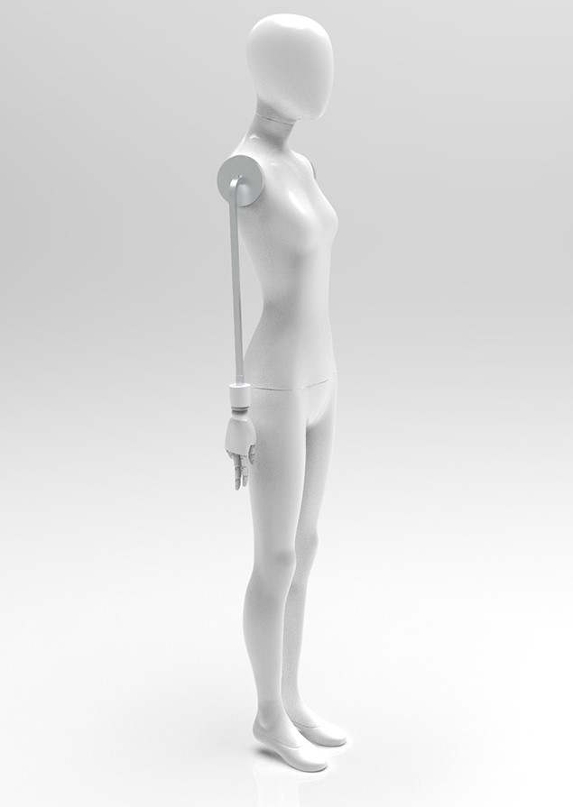 MF1 Low Heel Armature Wire Arms Articulated Hands