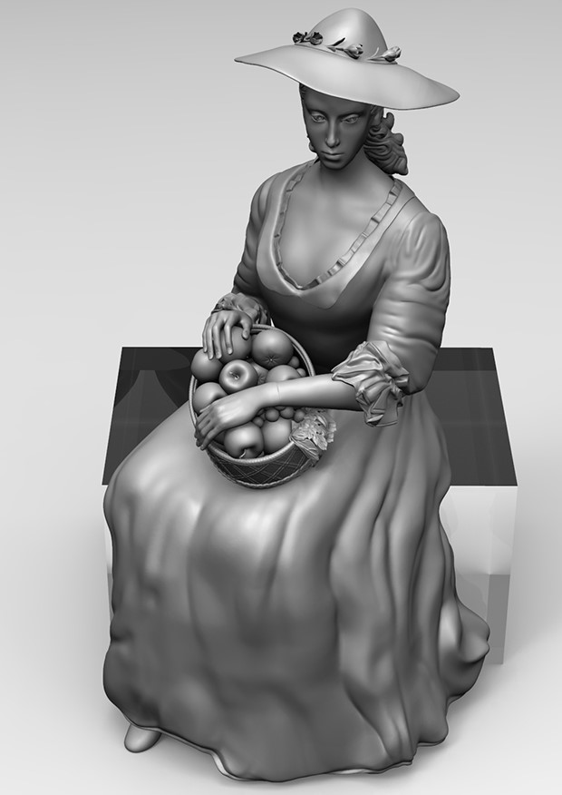 Elizabeth Graham of Airth Digital Sculpt Frame 4